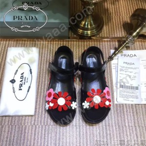 PRADA鞋子-002-2 普拉达最新款花卉系列原版