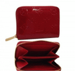 LV M93604紅-亮皮紅色時尚錢包