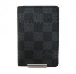 LV N63075 時尚精品黑格系列錢包