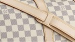 LV n48228 新款時尚白格子單肩鏈條包