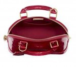 LV M91606-Louis Vuitton 紅色Alma BB壓花漆皮Mini號手提包包