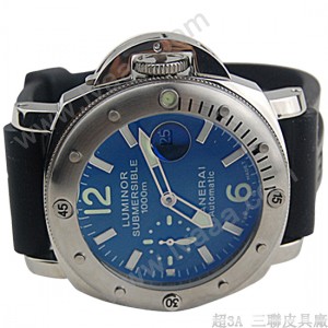 PN1027-沛纳海PANERAI Luminor Submersible 1000m专业夜光潜水錶胶带款
