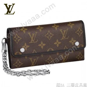 LV M60168-Louis Vuitton 新款老花多功能長夾錢包