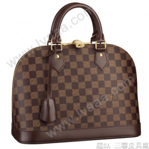 LV N53151 Damier Ebene帆布系列 Alma手袋