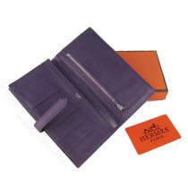 Hermes H005紫色 女錢包 錢夾 真皮 多色