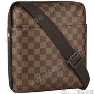 LV N41135 新款時尚男士棋盤格單肩斜挎包