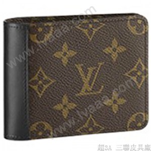 LV M93801秋冬新款兩折短款男士錢包