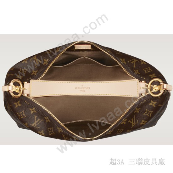 M40587 肩背包正面輪廓 M40587 深棕大容量肩背包正面與大地色穿搭參考