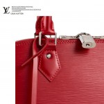LV  M4032E 路易威登 Alma系列胭脂红色Epi皮女士大号手提包