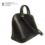 LV M40302-路易威登 Alma系列黑色Epi皮女士小号手提包