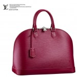LV M40486 路易威登 Alma系列荧光粉色Epi皮女士大号手提包