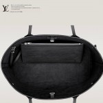 LV M40932 專櫃最新款水波紋原版牛皮黑色購物袋