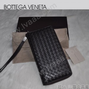 專櫃年新款 情侶款 男/女士通用錢夾 牛皮 編織錢包 BV 5015