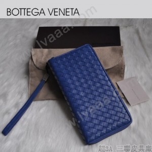專櫃年新款 情侶款 男/女士通用錢夾 牛皮 編織錢包 BV 5015