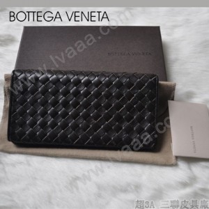 專櫃 BV 新款 手工編織羊皮男款錢包長夾