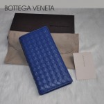 BV 錢包羊皮編織西裝包男士長款錢包 8013