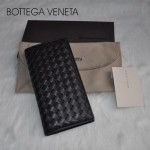 BV 錢包羊皮編織西裝包男士長款錢包 8013-2