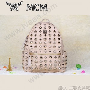 MCM 今年巨火爆的FASHION街头款背包全钉包  中號