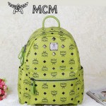 MCM 4釘-2綠色雙肩背包 書包 爆款