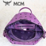 新款MCM韓版潮女旅遊雙肩背包袖珍款迷你鉚釘休閑女包  小號