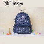 MCM 今年巨火爆的FASHION街头款背包全钉包  中號
