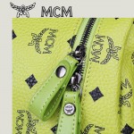 MCM 4釘-2綠色雙肩背包 書包 爆款
