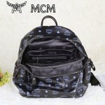 MCM 包包 米字國旗 鉚釘雙肩背包 中號