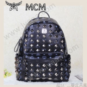 MCM 今年巨火爆的FASHION街头款背包全钉包  中號