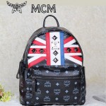 MCM 包包 米字國旗 鉚釘雙肩背包 中號