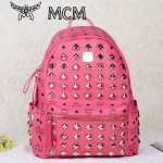 MCM 今年巨火爆的FASHION街头款背包全钉包  中號