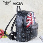 MCM 包包 米字國旗 鉚釘雙肩背包 中號