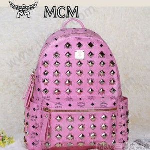 MCM 今年巨火爆的FASHION街头款背包全钉包  中號