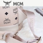 MCM 4釘-4米白雙肩背包 書包 爆款