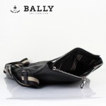 BALLY 0066-1牛皮男公文包斜跨男包黑色