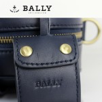 BALLY 巴利0068-2 男手提單肩斜跨包藍色