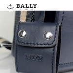 BALLY 0067-2 男士公文包斜跨手提男包單肩包藍色