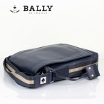 BALLY 0067-2 男士公文包斜跨手提男包單肩包藍色