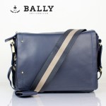 BALLY 巴利0069-2 男手提單肩斜跨包藍色