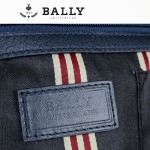 BALLY巴利 0071-2男包 單肩包 時尚男包 休閑斜挎包藍色