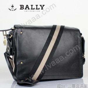 BALLY 巴利0069-1 男手提單肩斜跨包黑色