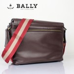 BALLY 巴利0069 男手提單肩斜跨包咖啡色