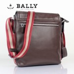 BALLY 0067男士公文包斜跨手提男包單肩包咖啡色