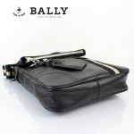 BALLY 0066-1牛皮男公文包斜跨男包黑色