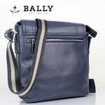 BALLY 0067-2 男士公文包斜跨手提男包單肩包藍色