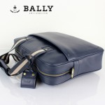 BALLY 巴利0068-2 男手提單肩斜跨包藍色