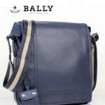 BALLY 0067-2 男士公文包斜跨手提男包單肩包藍色