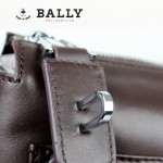 BALLY 0067男士公文包斜跨手提男包單肩包咖啡色