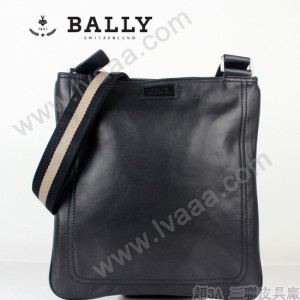 BALLY 巴利 0065-1 休閑男包 潮流時尚單肩斜跨牛皮包黑色