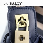 BALLY 巴利0069-2 男手提單肩斜跨包藍色