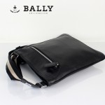 BALLY 巴利 0065-1 休閑男包 潮流時尚單肩斜跨牛皮包黑色